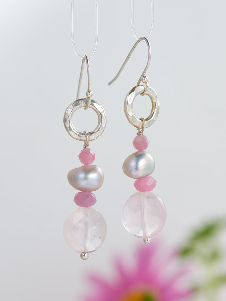 pink earring