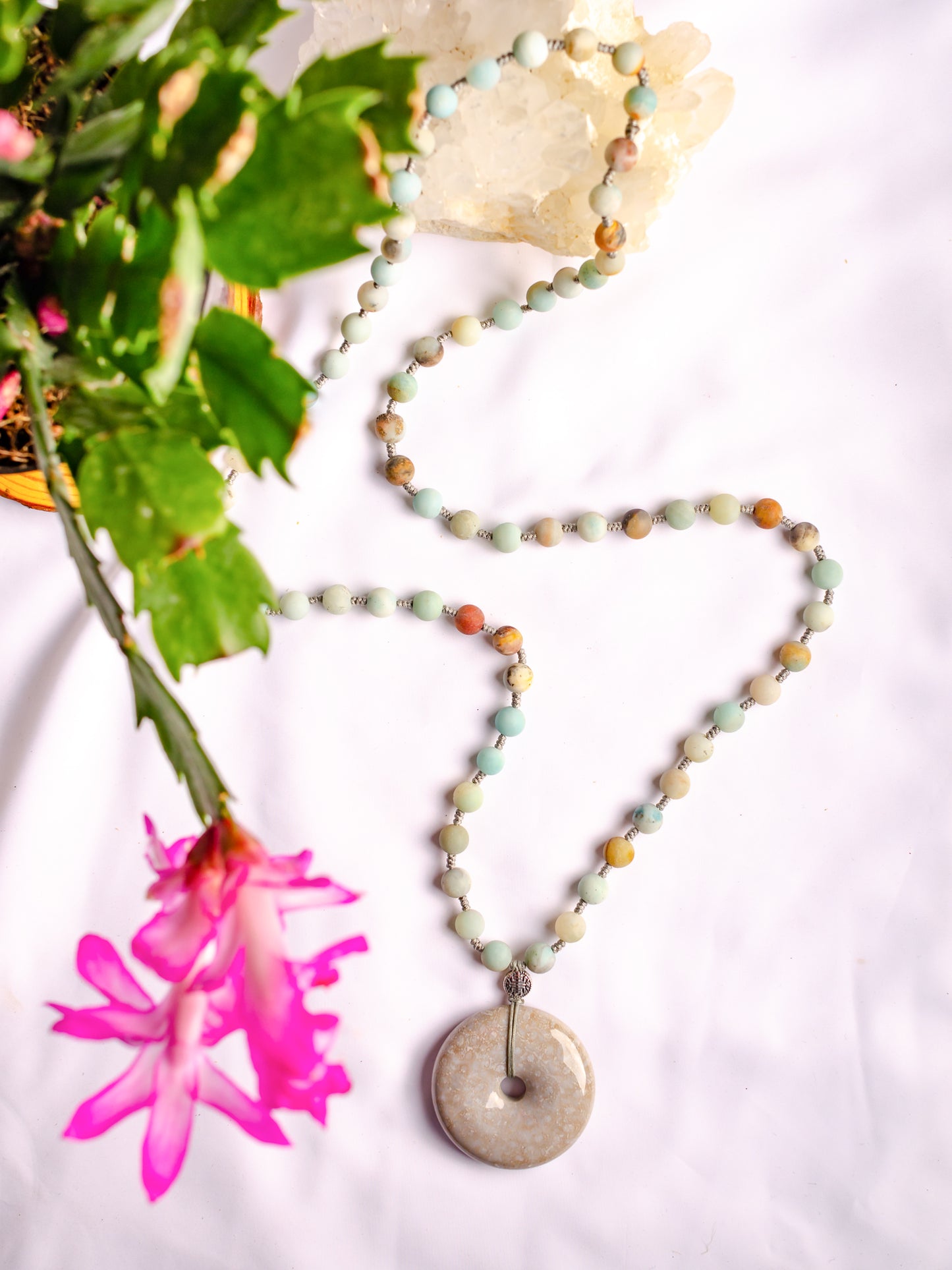 fossil coral necklace