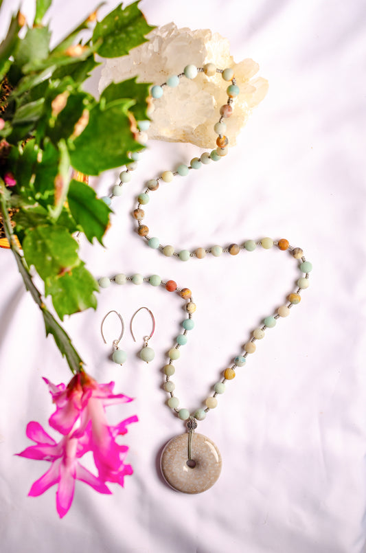 fossil coral necklace