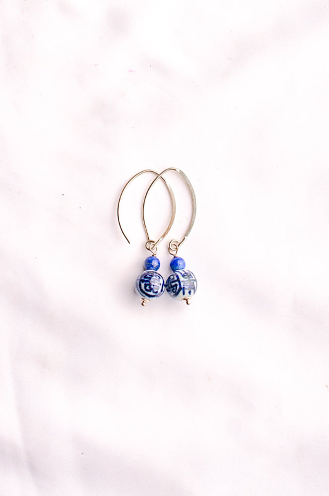 Jeans Sets bracelet & Double Happiness S925charms BLUE