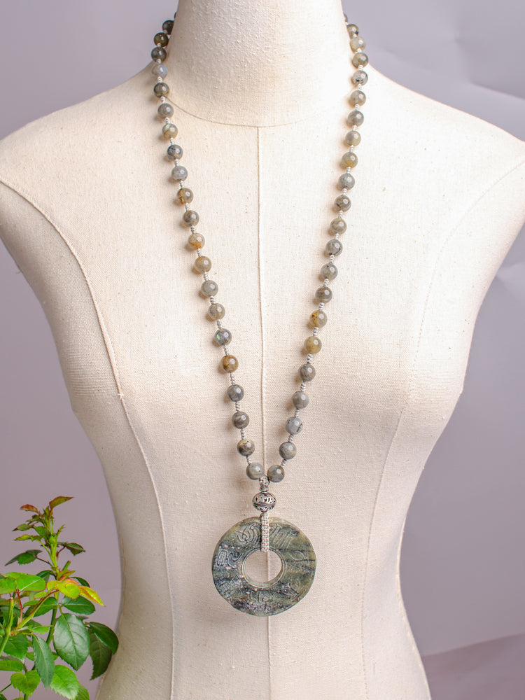 chinese style long necklace