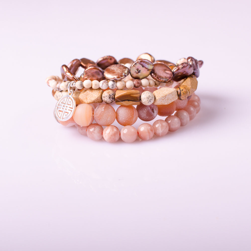 warm Sets bracelet & Double Happiness S925charms