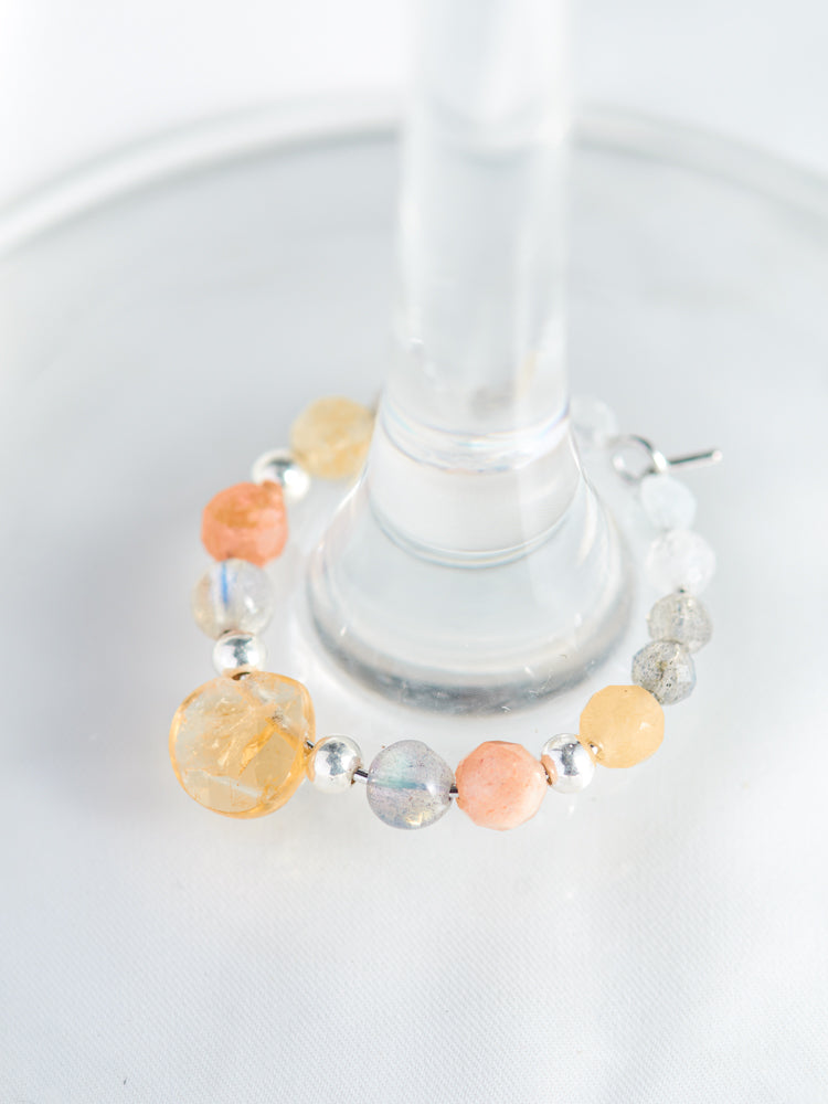 Flower wine charms