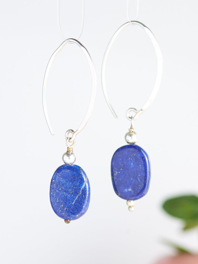 lapis lazuli earrings