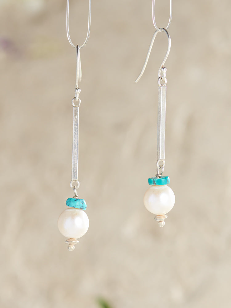 pearl earrings