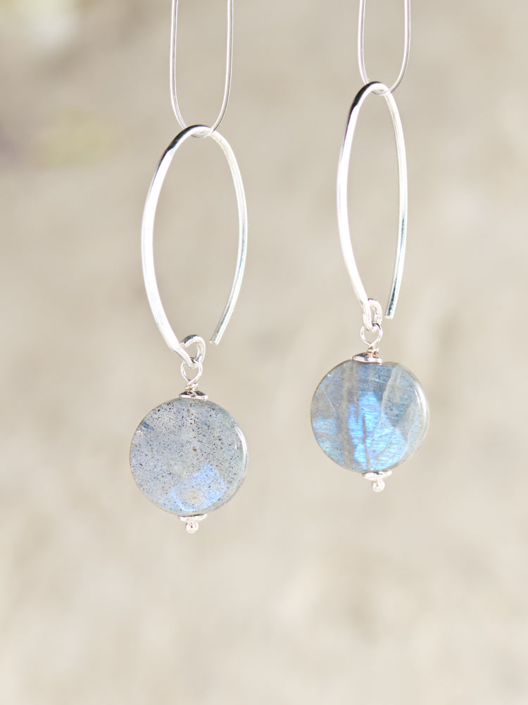 labradorite  earrings
