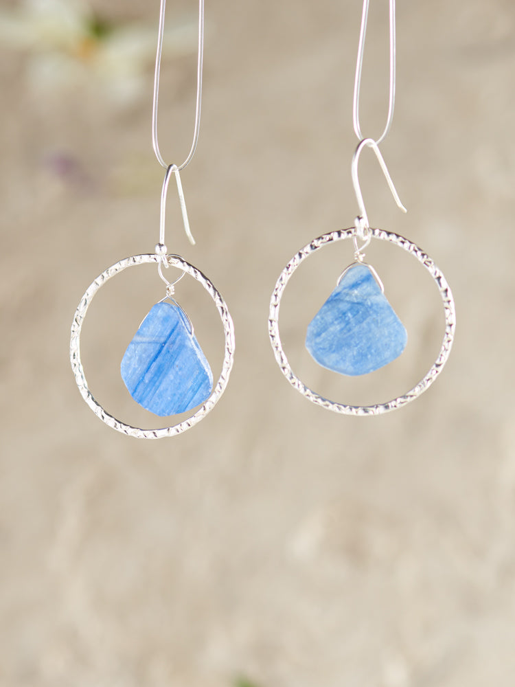 kyanite & earrings