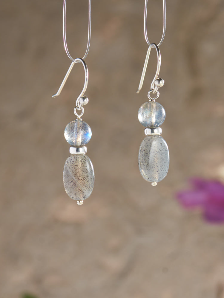 labradorite earrings