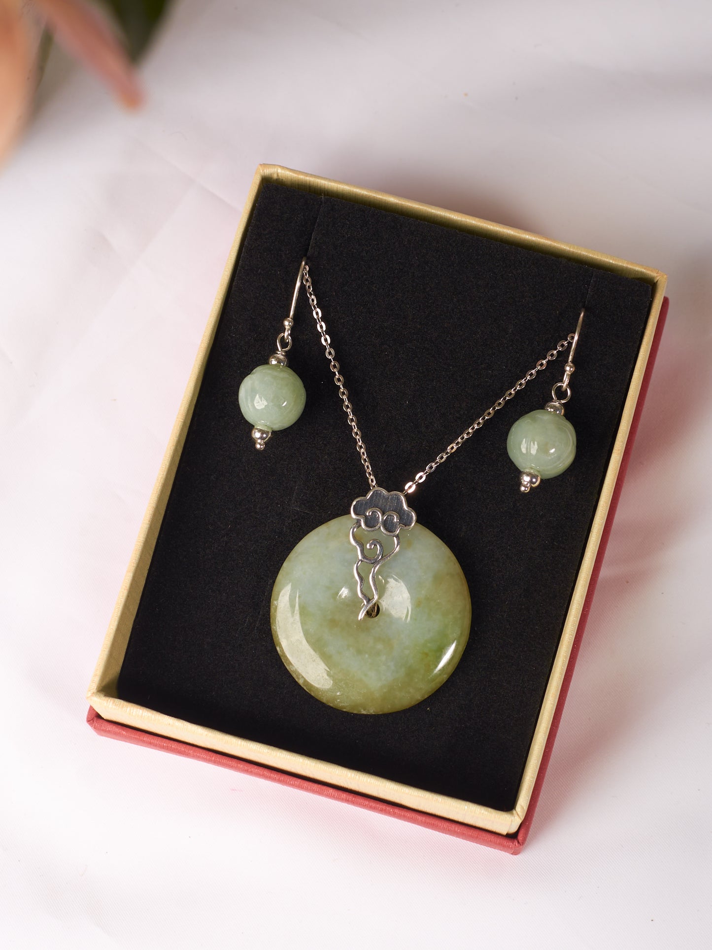 aquamarine&JADE necklace