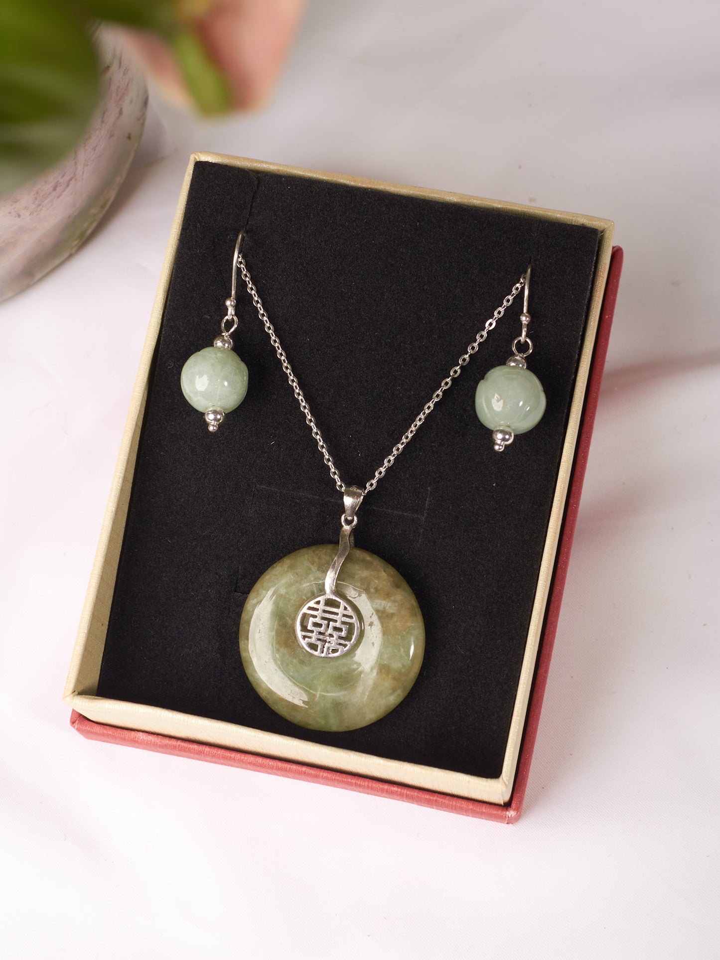 aquamarine&JADE necklace