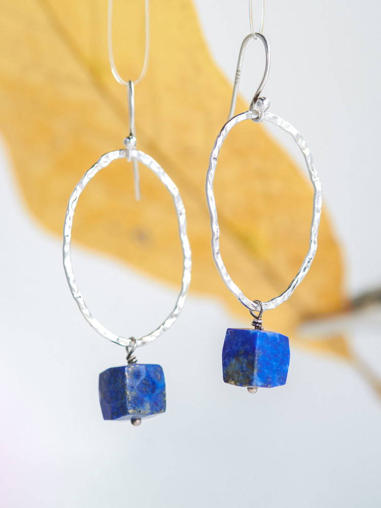 lapis lazuli earrings