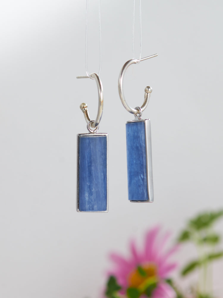 kyanite earrings