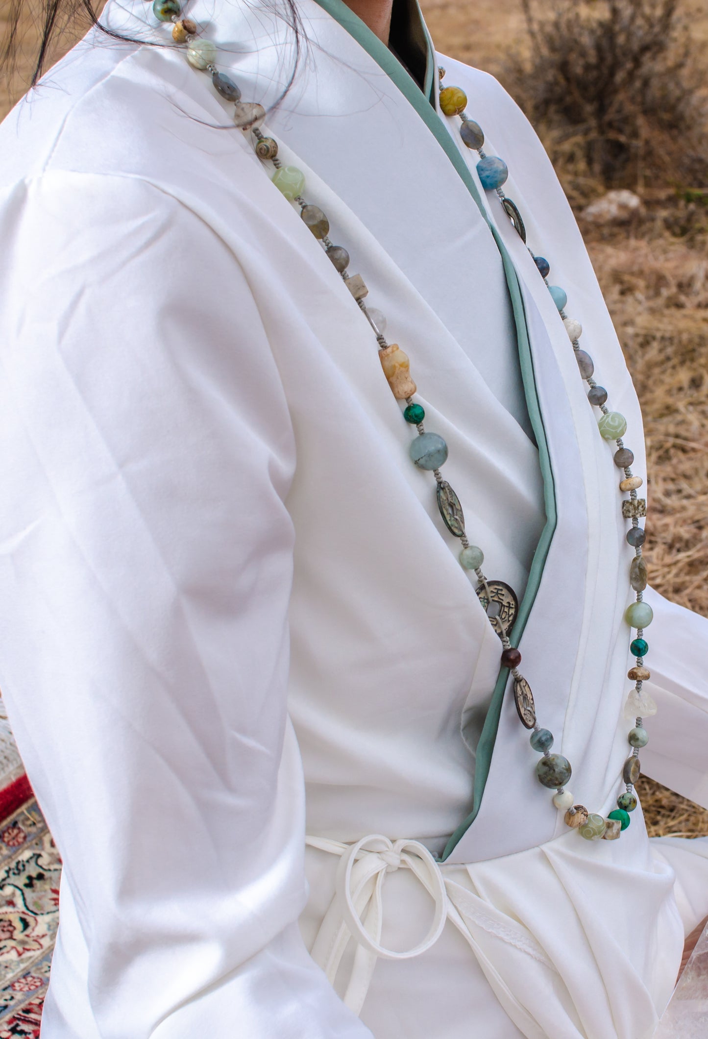 mixing rock necklace