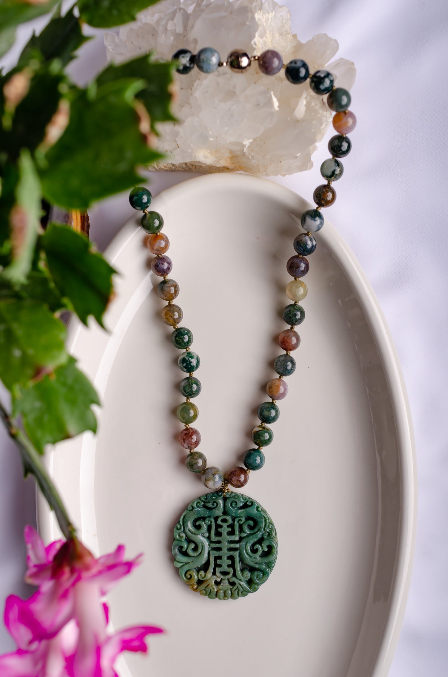 "Long life" necklace