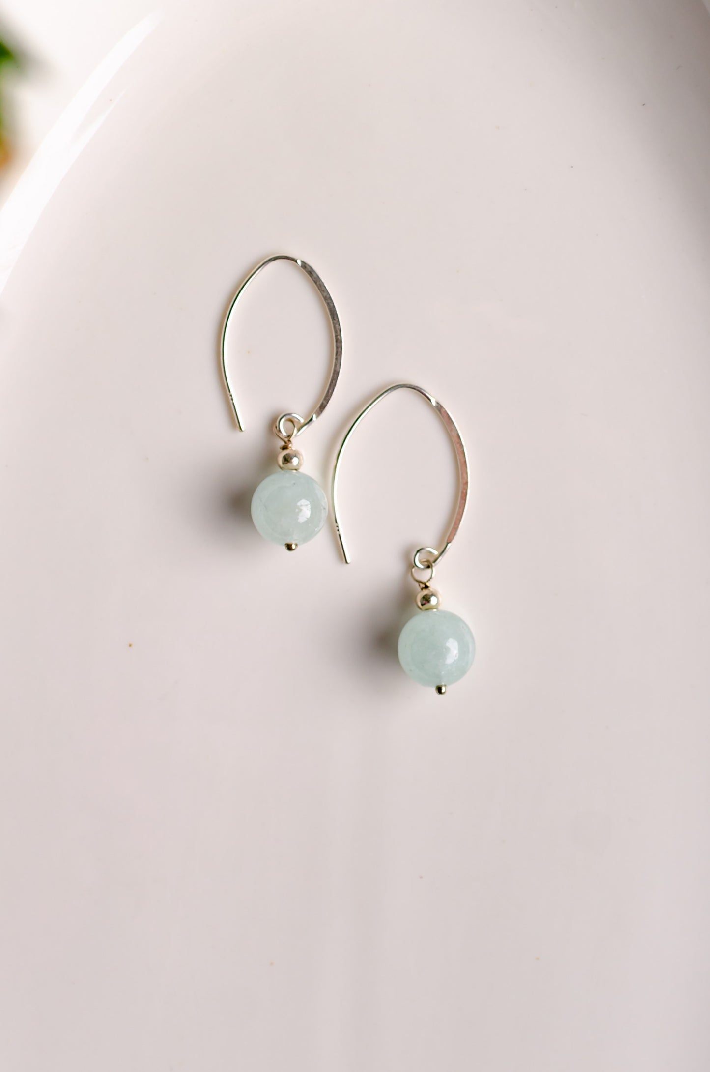 crystal simple earrings