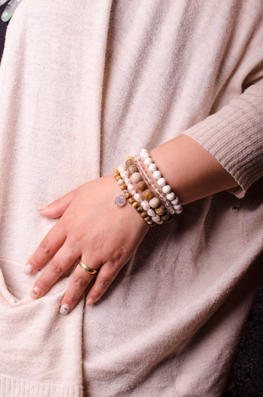 Earth Sets bracelet & Double Happiness S925charms