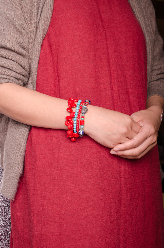 Christmas Sets bracelet & Double Happiness S925charms