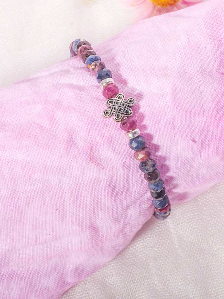 simple bracelet with" longlife " "happiness""fu"