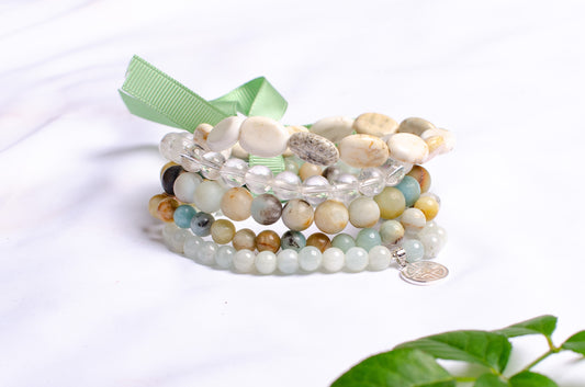 spring Sets  bracelet & Double Happiness S925charms
